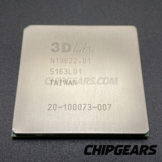 3DLabs 20-100073-007 Video Microprocessor N19622.01 5163L01 TAIWAN