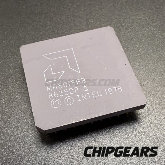 RARE AMD 80186B CPU PGA68 8MHz 186 Processor 16Bit 80186 Microprocessor
