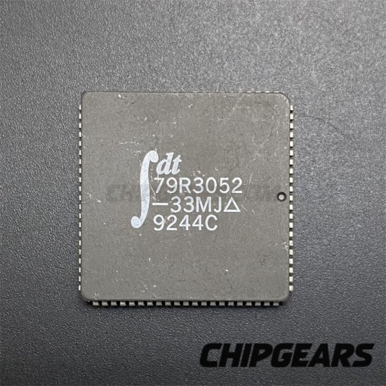 IDT 79R3052-33MJ CPU RISCore3000 Aluminum LCC84 33MHz 32bit MIPS-I Processor