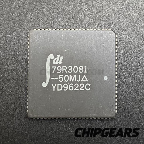 IDT 79R3081-50MJ CPU RISCore3000 Aluminum LCC84 50MHz 32bit MIPS-I Processor