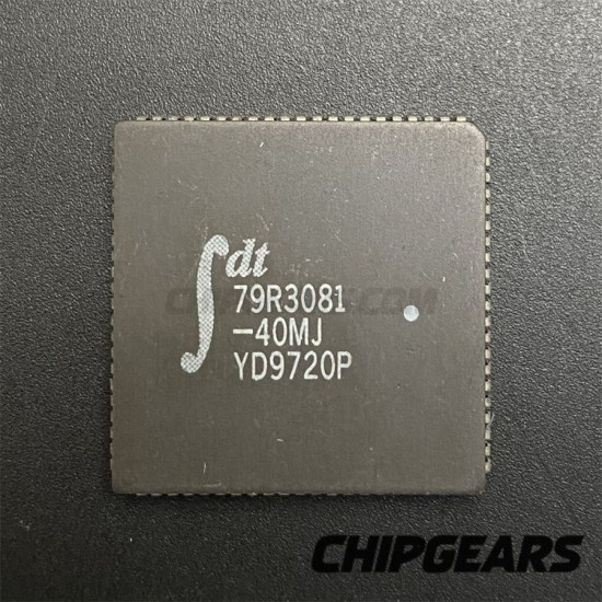 IDT 79R3081-50MJ CPU RISCore3000 Aluminum LCC84 50MHz 32bit MIPS-I Processor