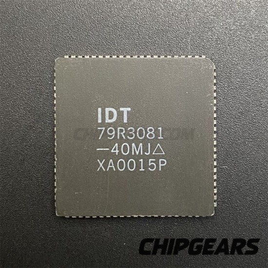 IDT 79R3081-50MJ CPU RISCore3000 Aluminum LCC84 50MHz 32bit MIPS-I Processor