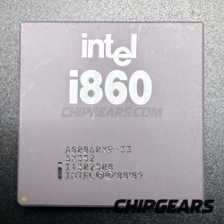 Intel A80860XR-33 Processor SX352 i860 CPU PGA168 33MHz Microprocessor Rare Sspec