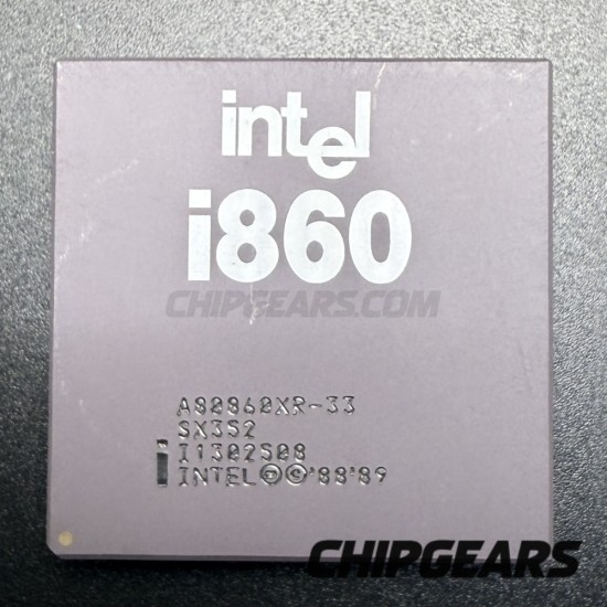 Intel A80860XR-33 Processor SX352 i860 CPU PGA168 33MHz Microprocessor Rare Sspec