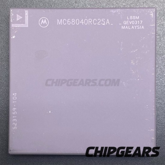 Motorola  MC68040RC25 CPU 25MHz PGA179 RC25A 32Bit Processor Microprocessor
