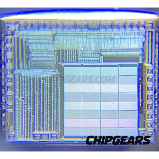 Winbond W521885805H Diced Silicon Wafer MCU Sliced CPU Die Set of 250 Chips Rare