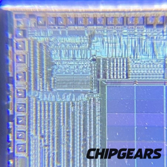 Winbond W521885805H Diced Silicon Wafer MCU Sliced CPU Die Set of 250 Chips Rare