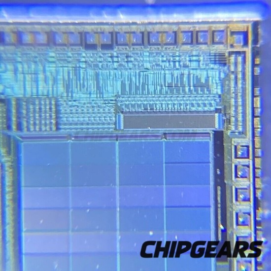 Winbond W521885805H Diced Silicon Wafer MCU Sliced CPU Die Set of 250 Chips Rare