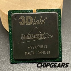 3DLabs Permedia2v GPU Graphics Microprocessor 1998 Permedia Malta QMEDOTB