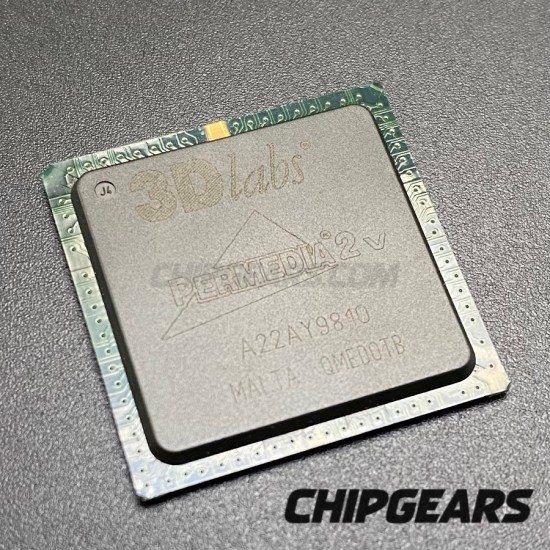 3DLabs Permedia2v GPU Graphics Microprocessor 1998 Permedia Malta QMEDOTB