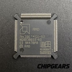 AMD AM386SX-40 CPU NG80386SX-40 40MHz QFP100 X86 Processor 386 Microprocessor