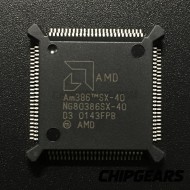 AMD AM386SX-40 CPU NG80386SX-40 Vintage 386 Processor X86 40MHz QFP100 NOS