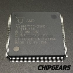 AMD AM186CC-25KD/W CPU 80C186 16Bit Embedded Processor 25MHz QFP160 E86 Uncommon