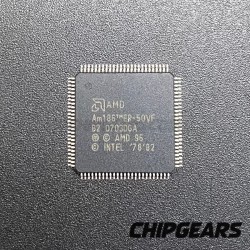 AMD AM186ER-50VF CPU 80C186 16Bit Embedded Processor 50MHz QFP100 186 Industrial