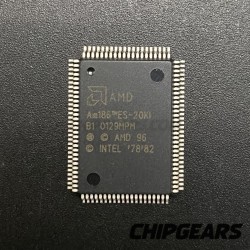AMD AM186ES-20KI CPU 80C186 16Bit Embedded Processor 20MHz QFP100 186 Industrial