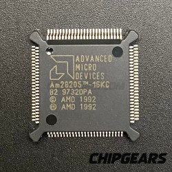 AMD AM29205-16KC Microprocessor 16MHz QFP100 29K MCU CPU RISC Processor