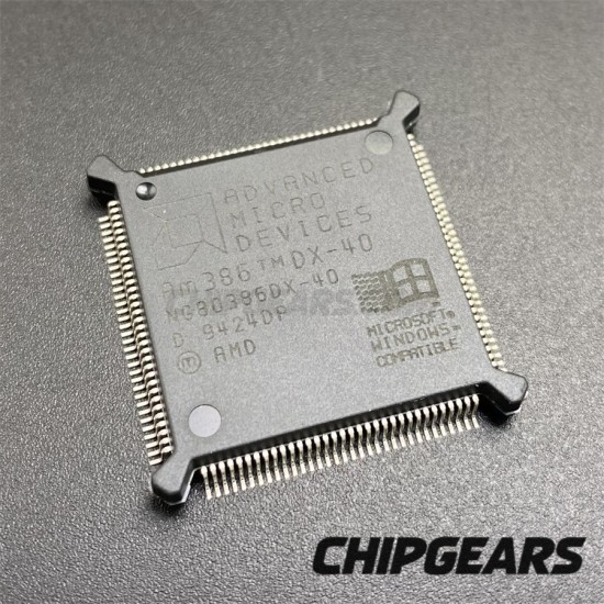 AMD AM386DX-40 CPU NG80386DX-40 40MHz QFP132 32-bit Processor 386 Microprocessor