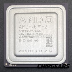AMD K6-2/475ACK CPU Mobile 475MHz 2.0V x86 32bit Socket7 Processor 95MHz-Bus