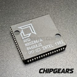 AMD N80286/A CPU 80286 PLCC68 8MHz 16Bit x86  Processor Rare 286 Microprocessor