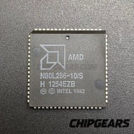 AMD N80L286-10/S CPU 80286 PLCC68 10MHz 16Bit x86 Low-Power Processor