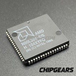 AMD N80L286-8/S CPU 80286 PLCC68 8MHz 16Bit x86 Low-Power Processor Uncommon