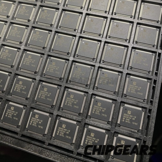 AMD SB80C186-16 CPU 80186 16Bit Embedded Processor 16MHz QFP80 186 CMOS Uncommon