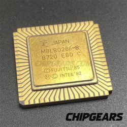 Fujitsu MBL80286-8 CPU LCC68 8MHz 16Bit x86 80286 Processor Microprocessor