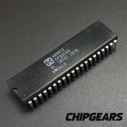 Harris CP80C86 CPU 5MHz DIP40 CMOS 8086 Processor x86 Microprocessor Uncommon