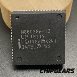 Harris N80C286-12 CPU X241 Intel 80286 CMOS Version Processor LCC 12MHz 286 Rare
