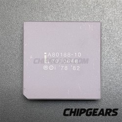 Intel A80188-10 CPU 10MHz PGA68 16bit 5v 188 NMOS Processor x86 Microprocessor