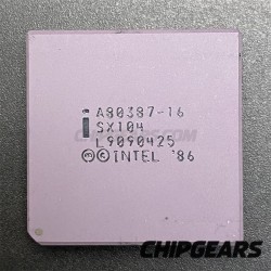 Intel A80387-16 Processor SX104 16MHz FPU 387 Coprocessor PGA68 Early