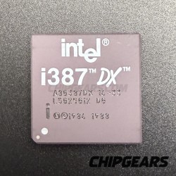 Intel A80387DX16-33 Processor 16-33MHz 387 FPU PGA68 Math Coprocessor x87 Microprocessor