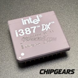 Intel A80387DX16-33 Processor 16-33MHz 387 FPU PGA68 Math Coprocessor x87 Microprocessor