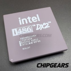 Intel A80486DX266 CPU SX911 66MHz 486DX2-66 PGA168 x86 Processor  Microprocessor