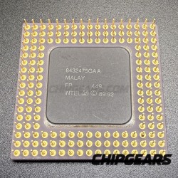 Intel A80486SX-33 CPU SX902 33MHz 5V PGA168 x86 486 Processor Blackback Uncommon