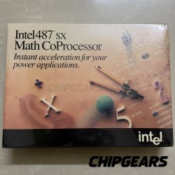 Intel A80487SX Processor 33MHz 487 SZ494 FPU PGA168 Math Coprocessor x87 Microprocessor Sealed