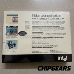 Intel A80487SX Processor 33MHz 487 SZ494 FPU PGA168 Math Coprocessor x87 Microprocessor Sealed