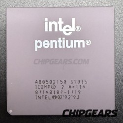 Intel Pentium A80502150 CPU SY015 150MHz 60MHz Bus 3.3V SPGA 32bit x86 Processor