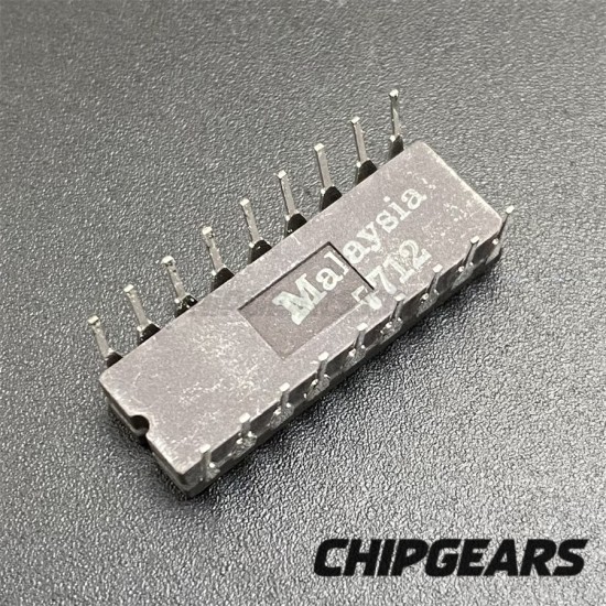 Intel D8111A-4 SRAM 2111 256x4 Static RAM CDIP18 1977 Recessed Back For MCS-80