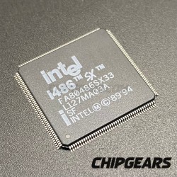 Intel FA80486SX33 CPU 33MHz QFP176 3.3V Embedded Low-Power 486SX-33 Processor