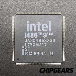 Intel JA80486SX33 CPU New Logo 486SX33 Embedded Low Power Processor Pb-Free RARE