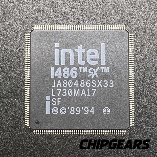 Intel JA80486SX33 CPU New Logo 486SX33 Embedded Low Power Processor Pb-Free RARE