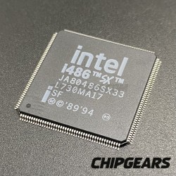 Intel JA80486SX33 CPU New Logo 486SX33 Embedded Low Power Processor Pb-Free RARE