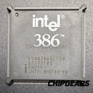 Intel KU80386SL-20 CPU SX414 386 Processor 20MHz i386SL Old Logo QFP Microprocessor NOS RARE