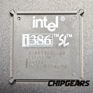 Intel KU80386SL-20 CPU SX456 386 Processor 20MHz i386SL QFP Microprocessor NOS