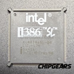 Intel KU80386SL-20 CPU SX456 386 Processor 20MHz i386SL QFP Microprocessor NOS