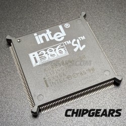 Intel KU80386SL-20 CPU SX456 386 Processor 20MHz i386SL QFP Microprocessor NOS