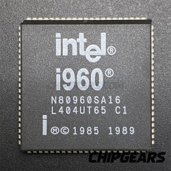 Intel N80960SA16 CPU RISC Processor 32bit 16MHz LCC i960 Microprocessor