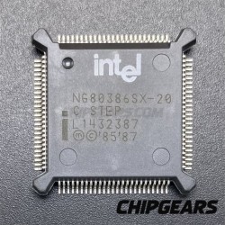 Intel NG80386SX-20 C STEP CPU 20MHz QFP100 32bit i386sx x86 Processor