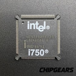 Intel NG82750PE-25 Pixel Processor Graphics Unit QFP132 25MHz i750 Early GPU